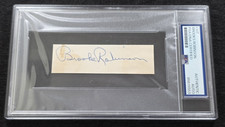BROOKS ROBINSON Cut Signature-HALL OF FAME-BALTIMORE ORIOLES-PSA