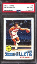 1977 Topps #75 Wes Unseld PSA 8 NM-MT 61880293 
