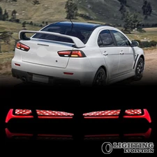 LED TailLights w/Start-up Sequential For Mitsubshi Lancer Sedan 2008 2009-2020