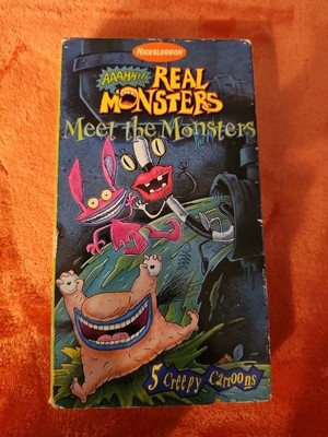 Aaahh!!! Real Monsters Meet the Monsters Orange Nickelodeon VHS