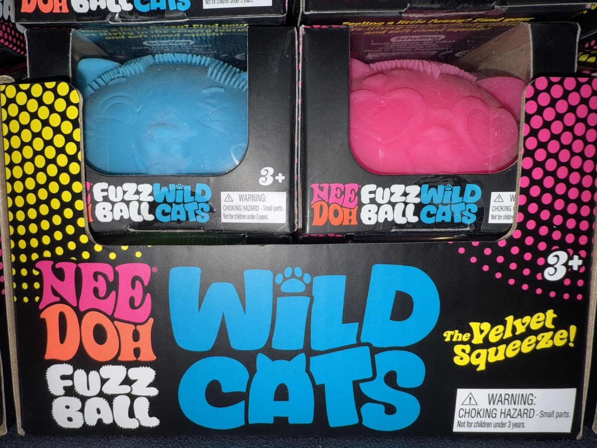 NEEDOH- Wild Cats -Nee Doh-kitty-soft fidget toy squishy FAST SHIP