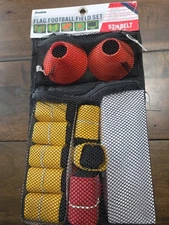 Franklin Sports Flag Football Field Set 7 vs 7 Team Play Pull Flags & Cones NEW