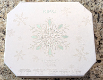 KIKO 4 PC Milano Snow-Kissed Holiday Timeless Look Makeup Gift Set
