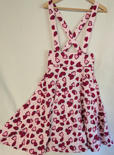 Collectif Alexa Strawberry Swing Skirt, Pocke...