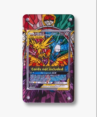 Moltres Zapdos & Articuno GX Promo | Card Display Case Extended Art for Pokemon