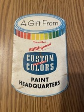 VINTAGE GAMBLES HOME GUARD PAINT ADVERTISING SEWING NEEDLE BOOK