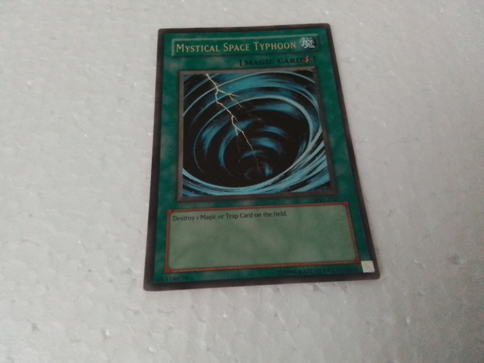 Mystical Space Typhoon MRL-047 YuGiOh Magic Ruler trading card — raw and PSA graded price guide