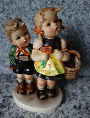 Hummel Figur Hum 49 ''Brüderlein + Schwesterlein'' FM 1 * Krone größte Ausführung