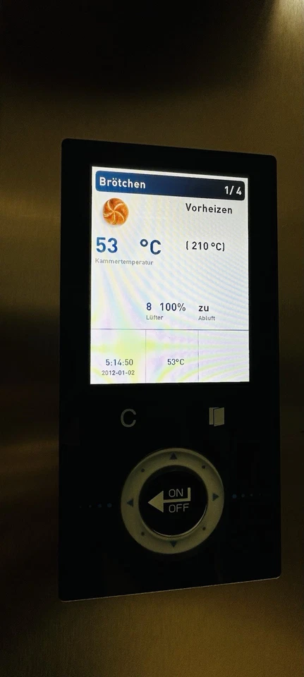 Backofen Wiesheu Dibas 64 Blue L Bj.2018 mit Gärschrank und Ablufthaube - Bild 2 von 4