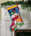 Dimensions Needlepoint Kit Stocking Freezin Season