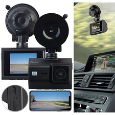 NavGear 4K-UHD-Dashcam mit GPS, Nachtsicht, WDR, WLAN & App, Sony-Sensor, 140°