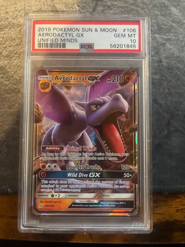 Aerodactyl-GX graded PSA 10 for sale on eBay