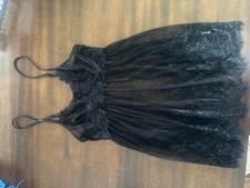Women  s Black Lingerie Teddy Medium