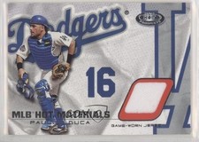 2002 Fleer Hot Prospects MLB Hot Materials Paul Lo Duca #HM-PL fm0