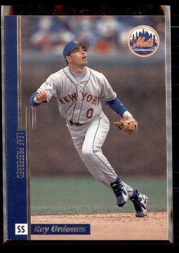 1996 Leaf Preferred Rey Ordonez #117 card