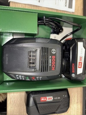 Bosch Starter Set 18 V   Batteria 2,5 Ah + 4Ah Caricabatterie AL 1830 CV