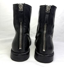 MoMa Mens Black Leather Ankle Boots Zip Chelsea Size US 7.5 Made In Italy 38 Moma Mens Ankle Chelsea Boot - DeeCee style main image 4