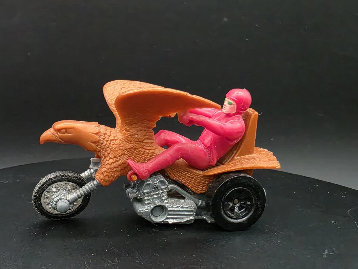 Hot Wheels Rrrumblers 1971 Bold Eagle Trike Motorcycle Translucent
