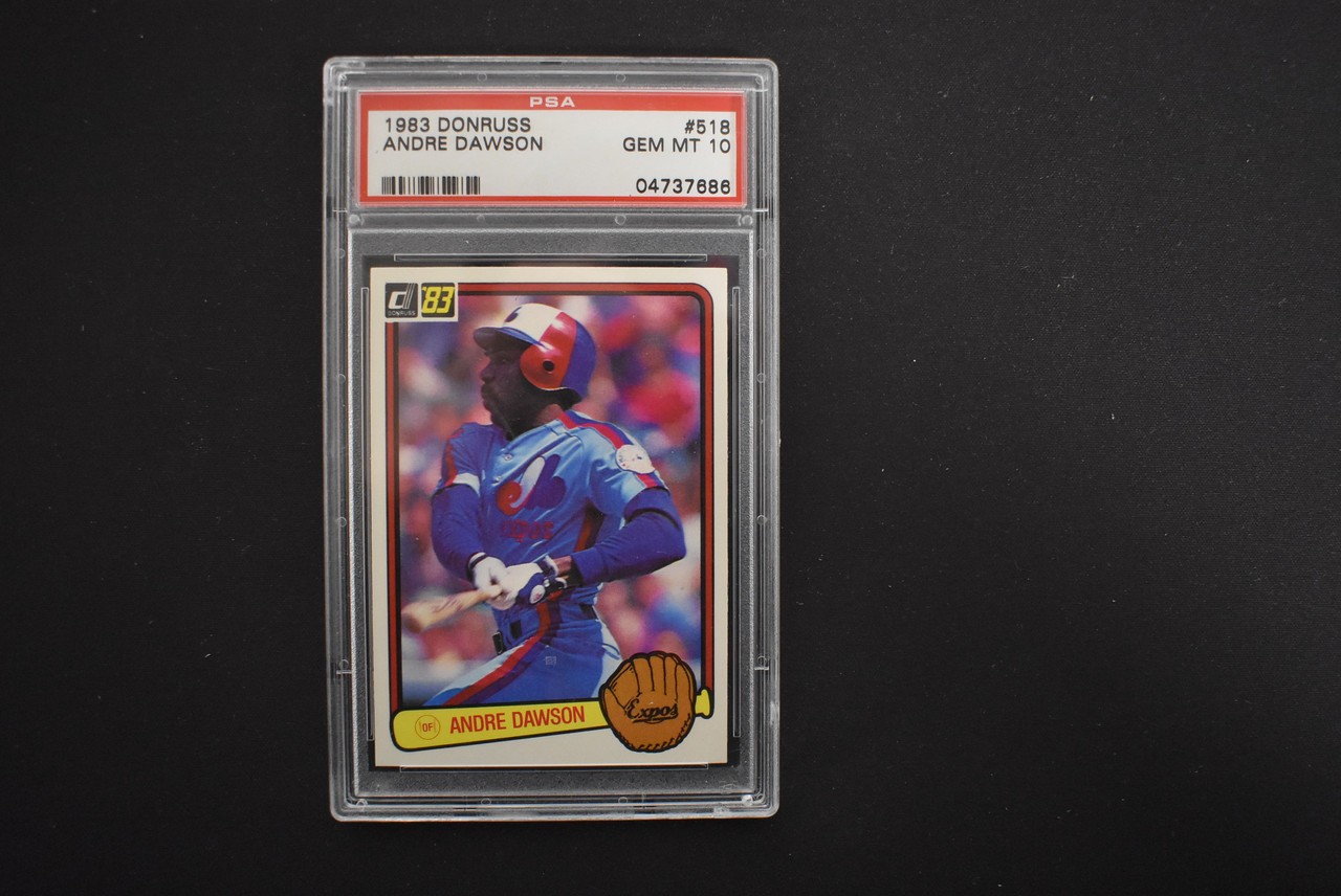 Andre Dawson 1983 Donruss #518 Montreal Expos PSA 10 GEM MINT *SET BREAK*