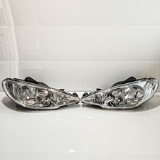 Peugeot 206 03-07 Headlights Pair - Refurbished, excellent condition