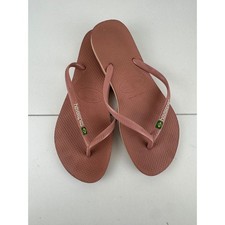 Havaianas Brazil Rose Flip Flops Thong Sandals Womens Size 39 40 US 9 10
