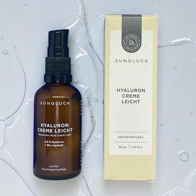 JUNGLÜCK Hyaluron-Creme   Hyaluronic Acid Cream Leicht, 50 ml