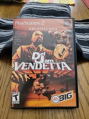 Def Jam Vendetta [Greatest Hits] Boxed (Sony PlayStation 2, 2003)