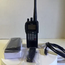 WORKS! ICOM IC-A24 VHF Air Band Transceiver Aviation Handheld Radio w/Charger