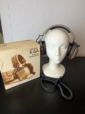 Vintage KOSS K/6A Audio Stereo Adjustable HEADPHONES-1/4" Jack Works Tested Prop