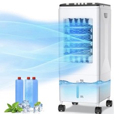 Image of Portable Air Cooler 10L, 220V 65W Evaporative Cooler Fan, Quiet Cooling for Home
