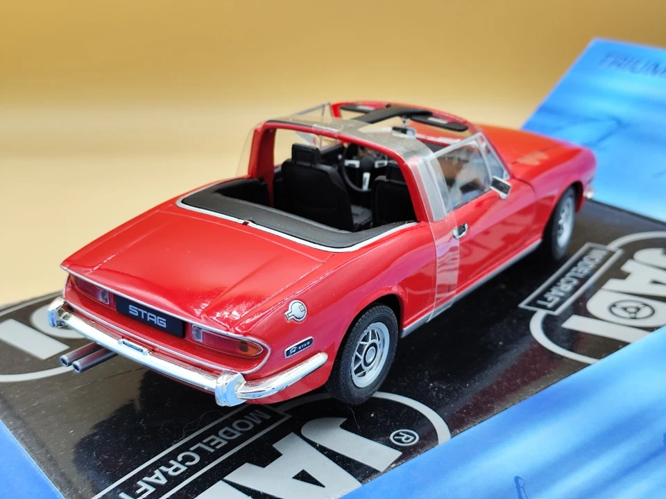 1/18 Triumph Stag Rouge 1970 Jadi Modelcraft ref: 98112 - Photo 4/4