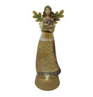 Valerie Parr Hill Illuminated Harvest Angel Light Up Snow Globe 12" with Box