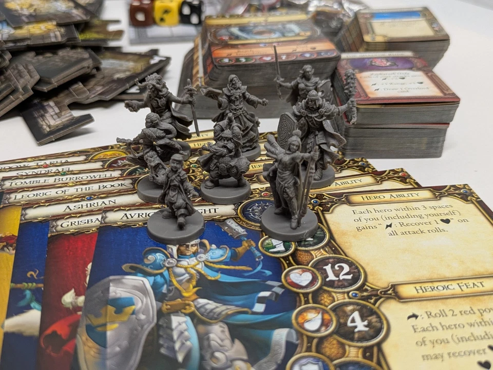 FFG Descent 2nd Edition Core Base Brettspiel VOLLSTÄNDIG KOMPLETT - ohne Karton - Bild 3 von 4