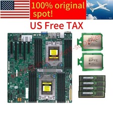 AMD EPYC 7402x2 Supermicro H11DSI-NT 4x8g 2666 DDR4 32G combination