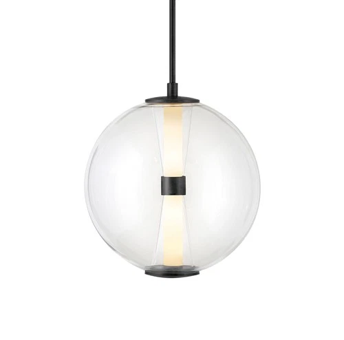 Hinkley Lighting 33107 Elin 14"W LED Pendant - Black - Picture 1 of 9
