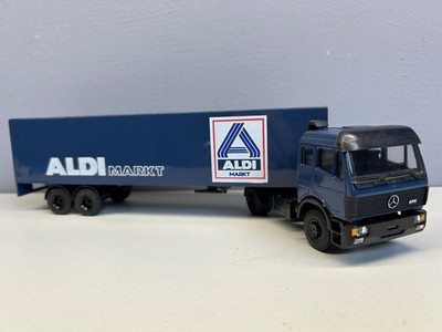 LION TOYS CAR Mercedes EPS Powerliner ALDI Supermarket 1:50