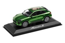 2018 Porsche Macan S 1:43 Minichamps Mamba Green Diecast Model Car