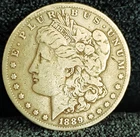 1889 ÇC Morgan Dollar Fine in Grade No Problems Semi Key Date