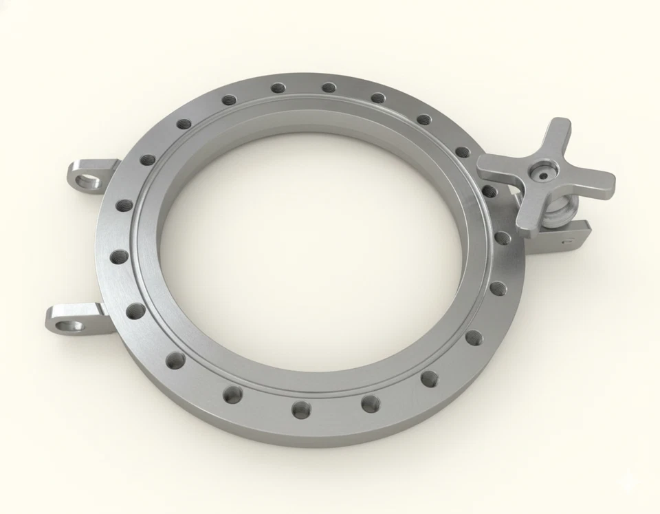 Kit de puerta y viewport de acceso rápido Conflat 8" CF (DN160) Foto 4 de 4