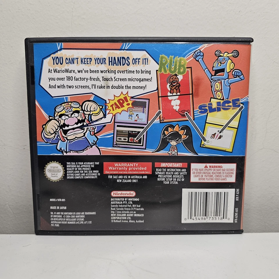 WarioWare Touched! Nintendo DS Complete Video Game with Manual PAL - Wario Ware - Image 2 of 4