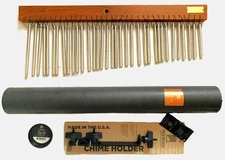 TreeWorks Handcrafted Sgl Row 35 Bar Chimes Percussion Instrument, Bar Mount NIB