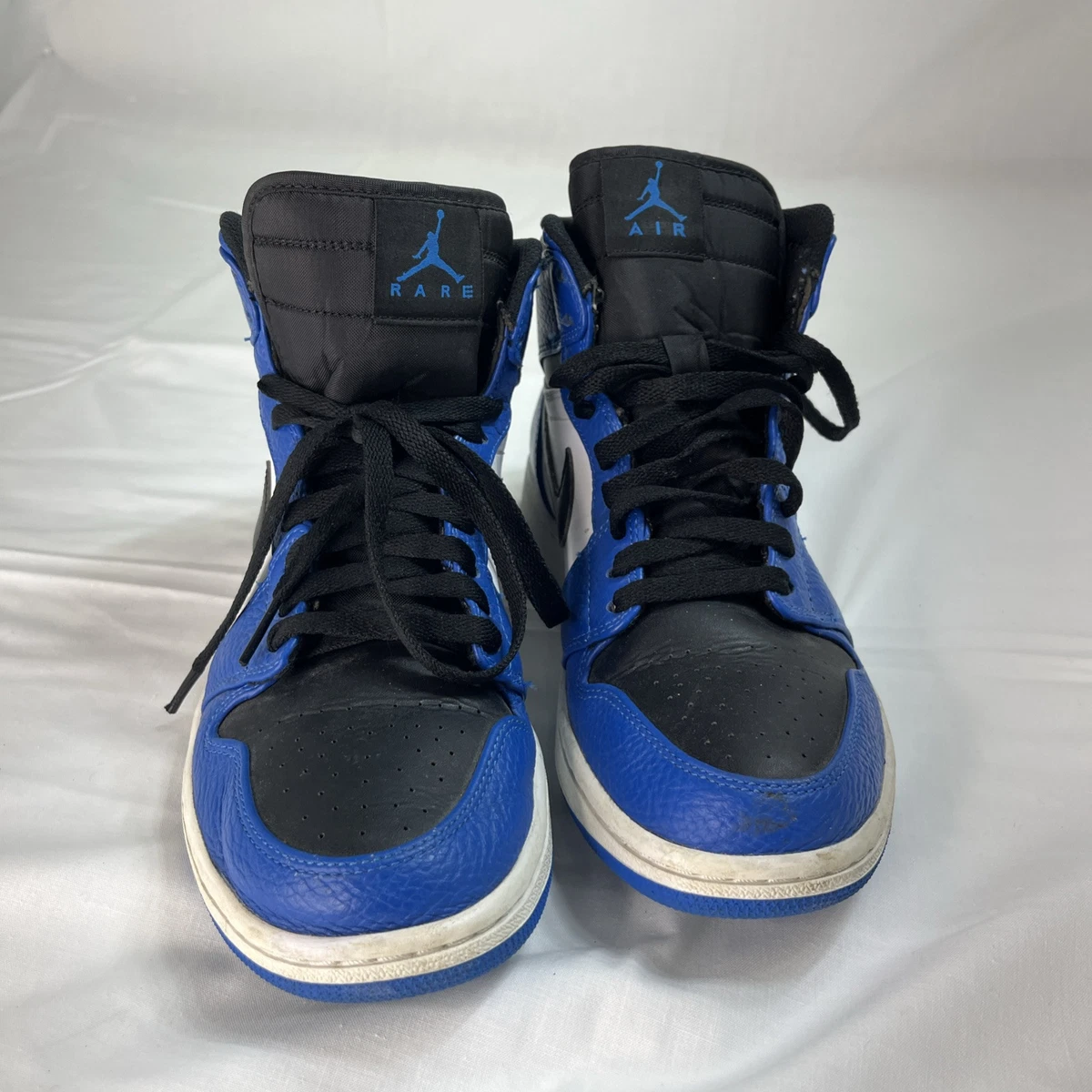Air Jordan 1 Rare Air Size 9 Mens Blue Black White Soar Mid 
