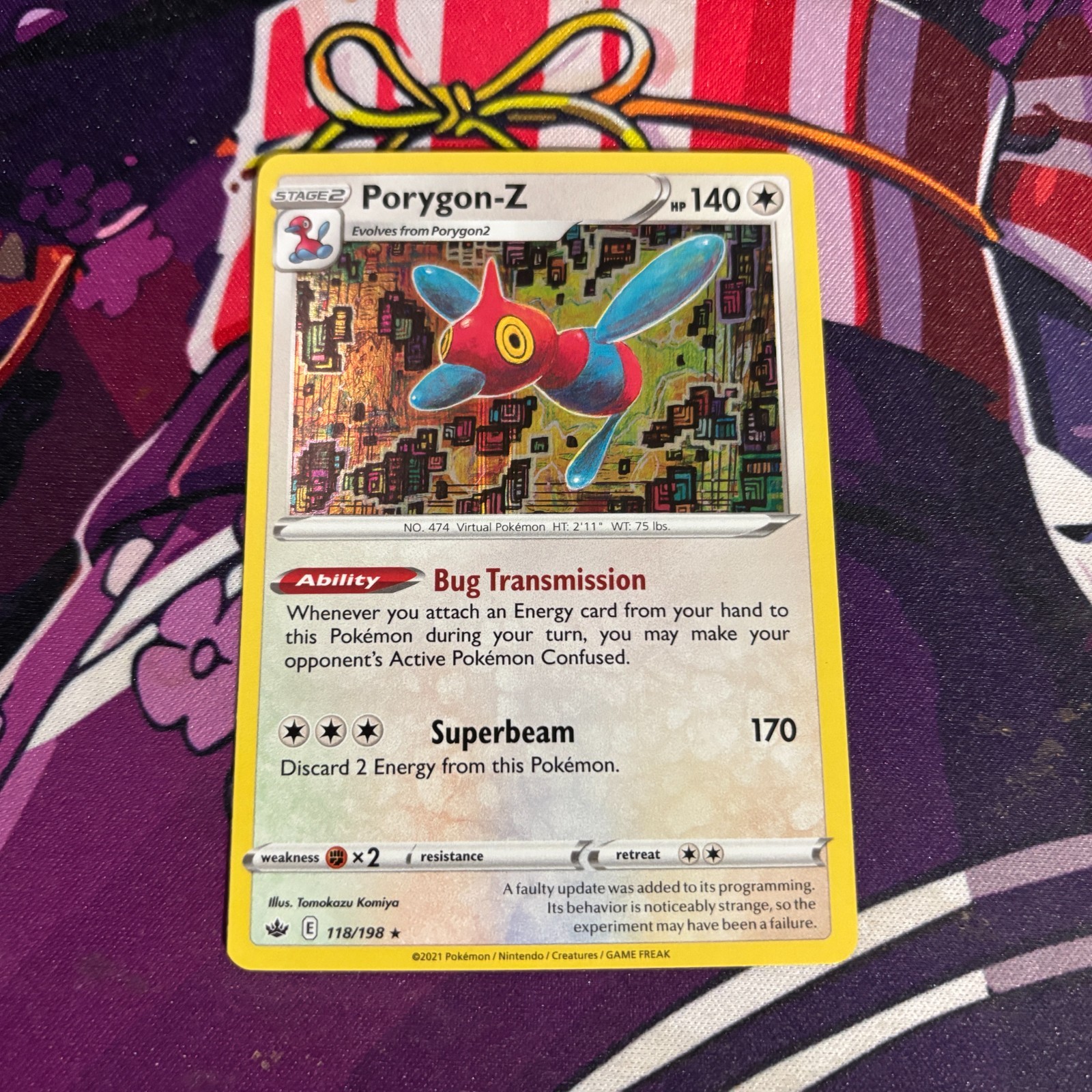 Porygon-Z - 118/198 - Holo Rare - Pokemon Chilling Reign