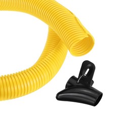 2 Inch 6.6ft Split Wire Loom Tubing, Flexible Cord Protectors, Yellow
