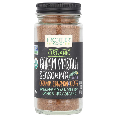 Organic Garam Masala Seasoning with Cardamom, Cinnamon & Cloves, 1.79 oz (51 g)