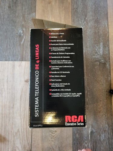 RCA 4-Line Executive Series Rozszerzalny system Telefon Biuro, model 25415RE3 - Zdjęcie 18 z 20