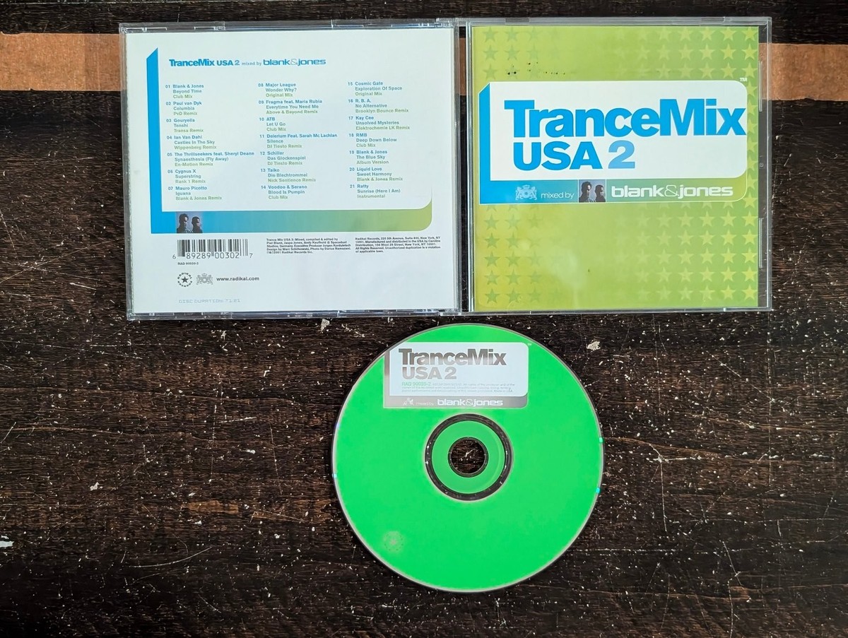 Blank & Jones – TranceMix USA 2 CD 2001 Trance House Radikal