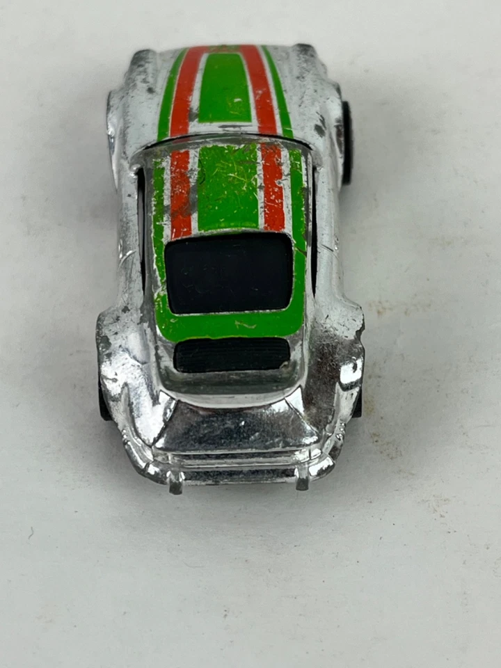 Hot Wheels Redline Porsche P-911 Super Chrome 1974 Mattel Hong Kong Foto 4 de 4