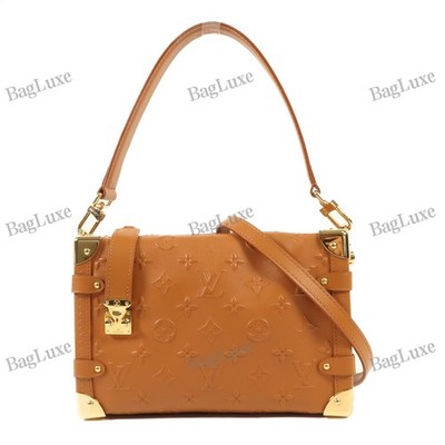 LOUIS VUITTON LV GHW Side Trunk 2 Way Bag M21741 Monogram Empreinte Sand