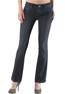 4Wards Bootcut Jeans Lang-Gr.76 L34 NEU Damen Stretch Dark Blue Used Samba Hose